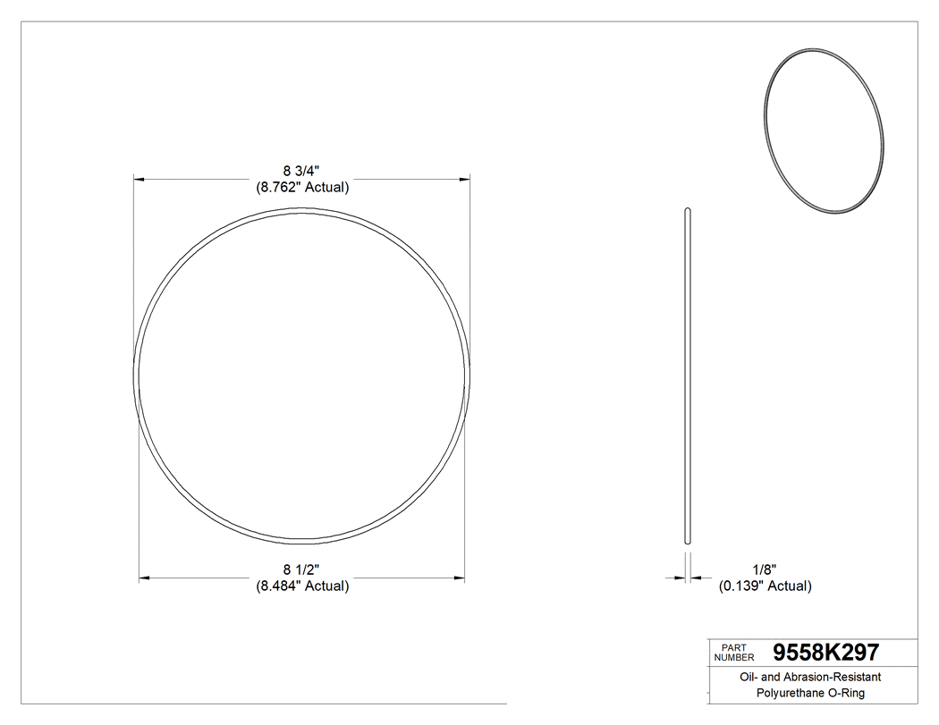 Technical drawing - 9558K297